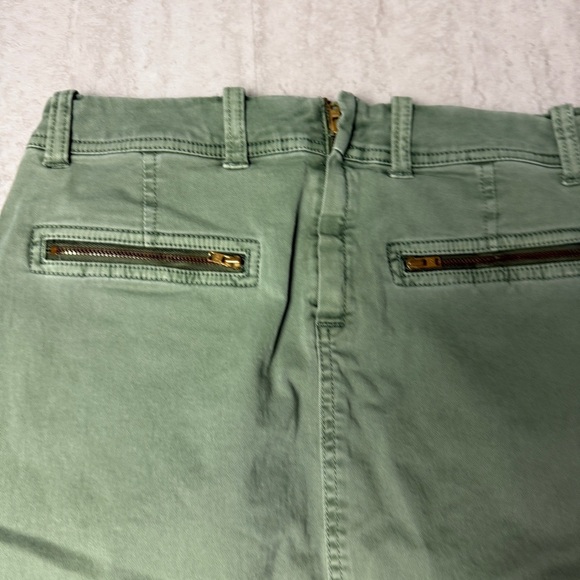 J. Crew Green Pencil Skirt Knee-Length Casual size 4 - Picture 7 of 8